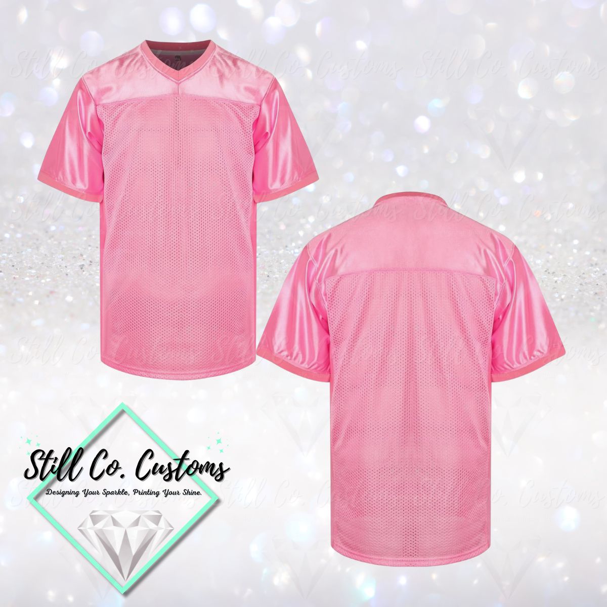 Custom Breezy Bowl Football Jersey (UNSTRIPED)
