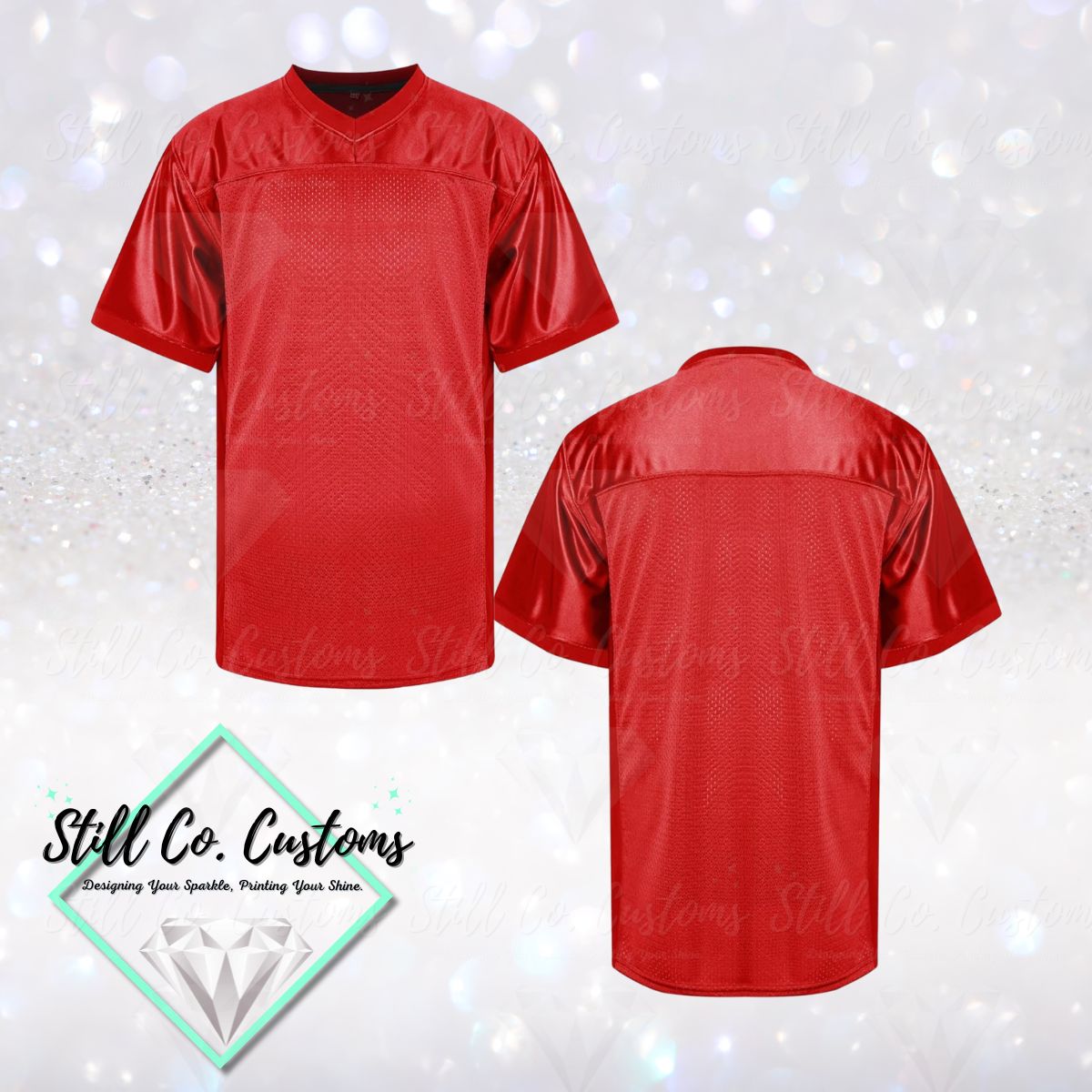 Custom Breezy Bowl Football Jersey (UNSTRIPED)