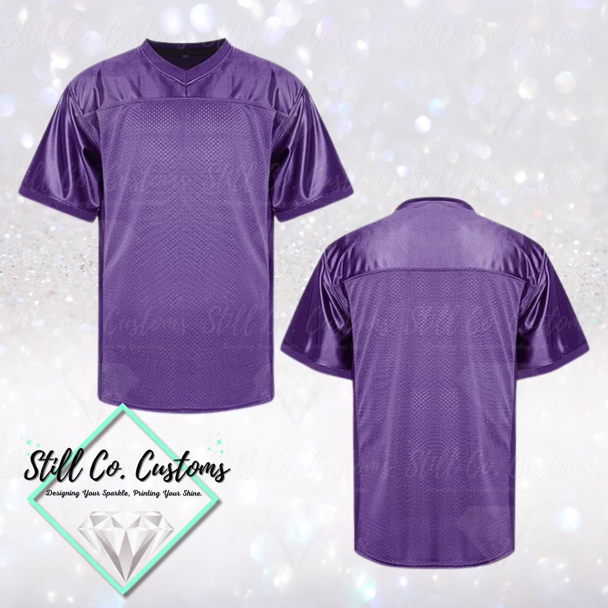 Custom Breezy Bowl Football Jersey (UNSTRIPED)