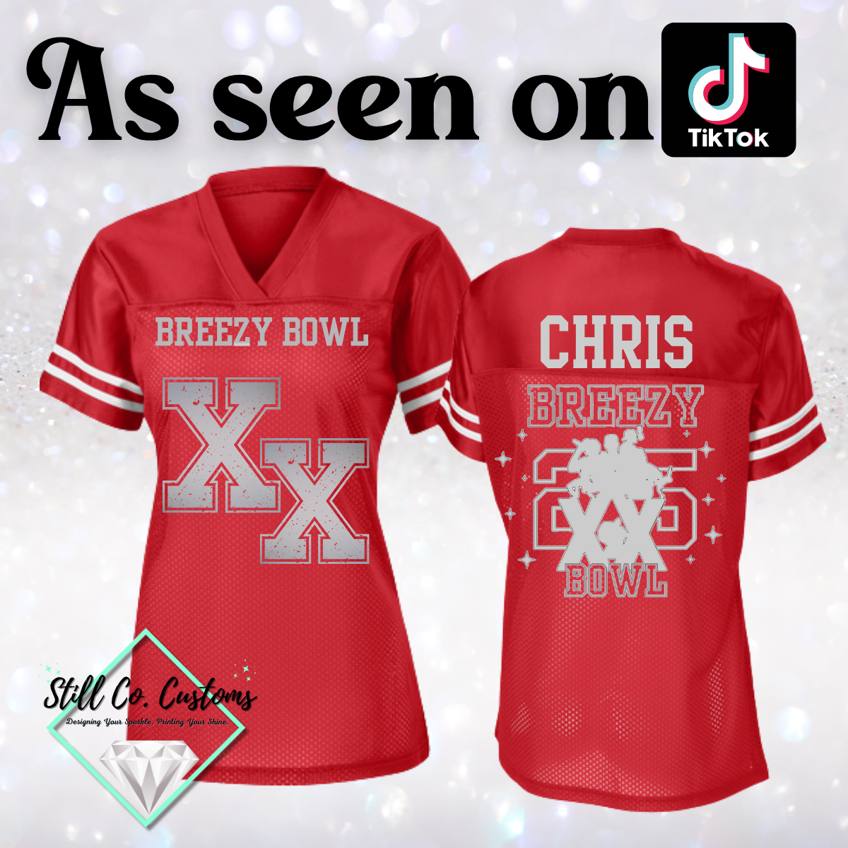 READY TO SHIP Breezy Bowl Football Jersey 2.0