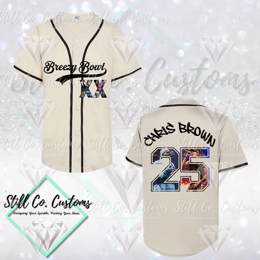 Straight Breezy Bowl Baseball Jersey